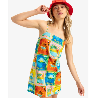 Vestido D Atlas Playa Blanca, VESTIDOS Roxy
