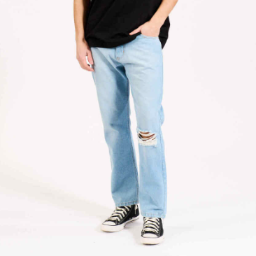 Jean H Ripped Straight Blue, PANTALONES Billabong