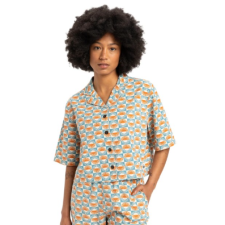 Camisa MC D Dad Crop Fit,  Quiksilver