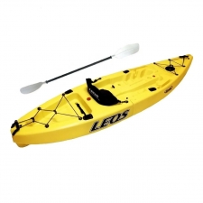 Combo Kayak Simple Aluminé Pescador C/Remo + Chaleco + Asiento,  Leos